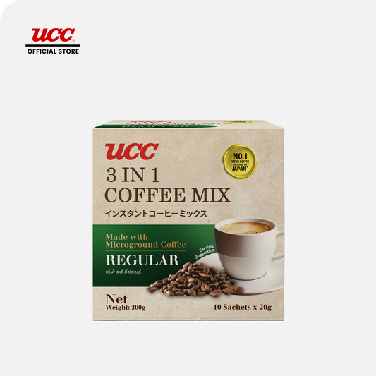 UCC 3-in-1 Coffee Regular Box (20g x 10)
