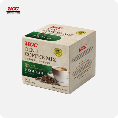 UCC 3-in-1 Coffee Regular Box (20g x 10)