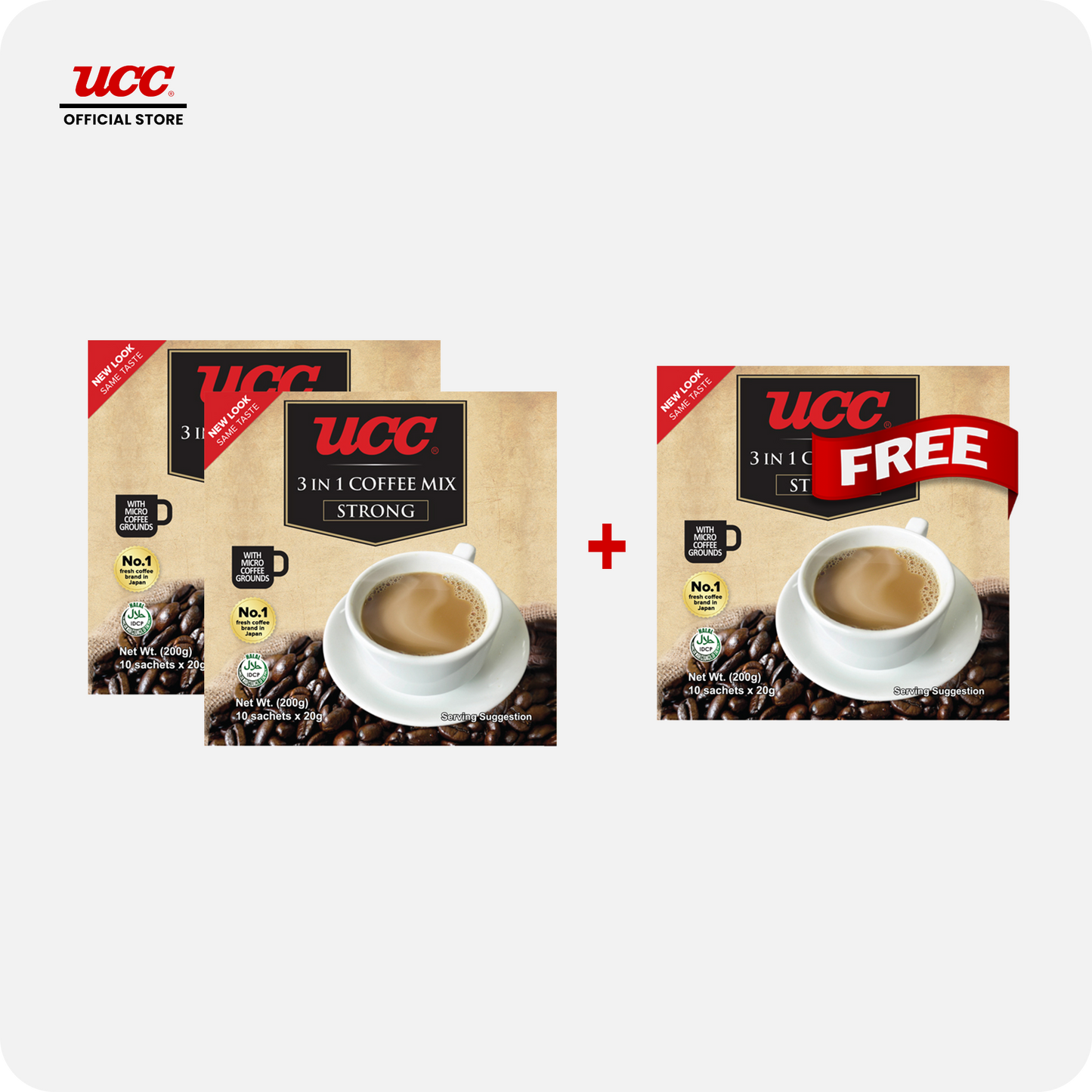 UCC 3-in-1 Coffee Strong Box - Buy 2, Get 1 FREE