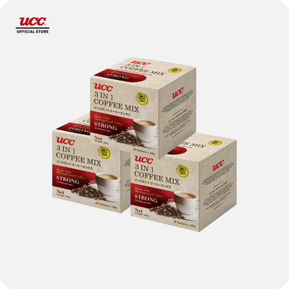 UCC 3-in-1 Coffee Strong Box 20g x 10 x 3 (Bundle of 3)