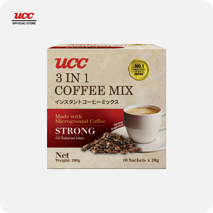 UCC 3-in-1 Coffee Strong Box (20g x 10)