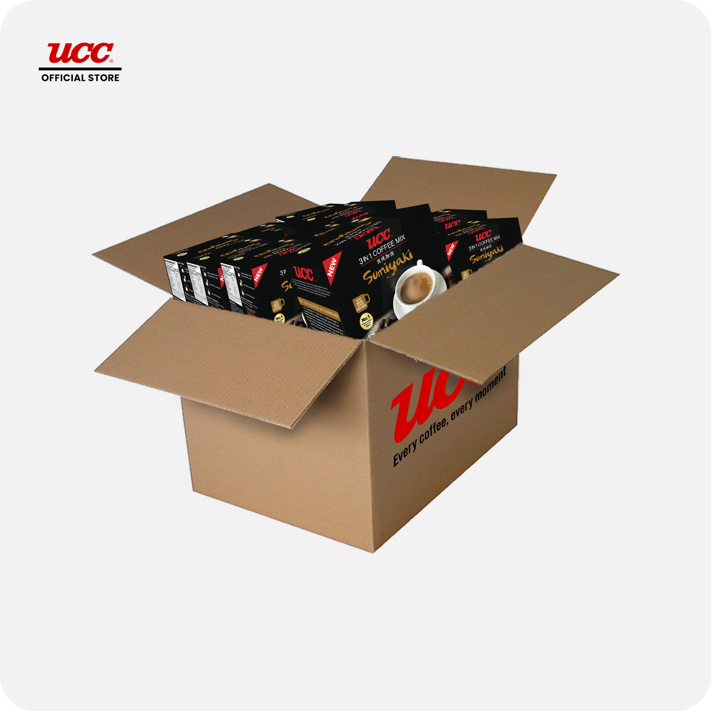 UCC 3-in-1 Sumiyaki Box 20g x 10 x 24 (Bundle of 24)