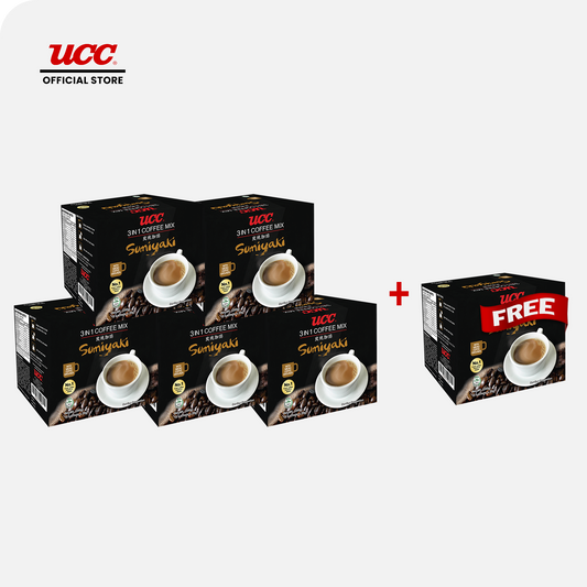 UCC 3-in-1 Sumiyaki Box Bundle of 5 Plus 1 Free