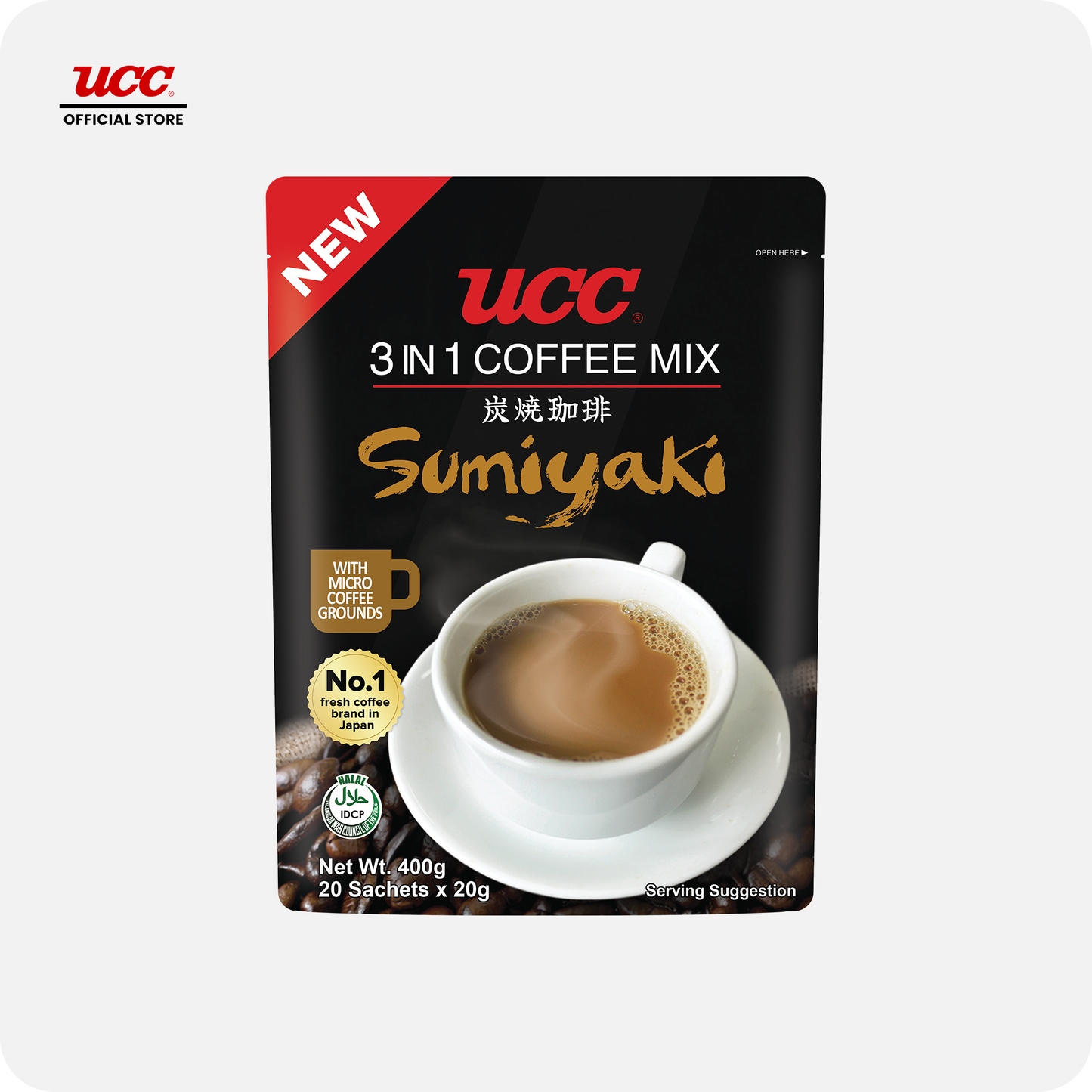 UCC 3-in-1 Sumiyaki Coffee Bag (20g x 20)