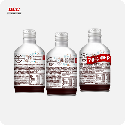 UCC Aroma Sparkling Non-Sugar Coffee 290ml Buy 2, Get 1 at 70% OFF