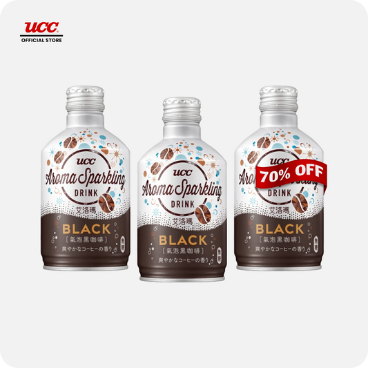 UCC Aroma Sparkling Non-Sugar Coffee 290ml Buy 2, Get 1 at 70% OFF