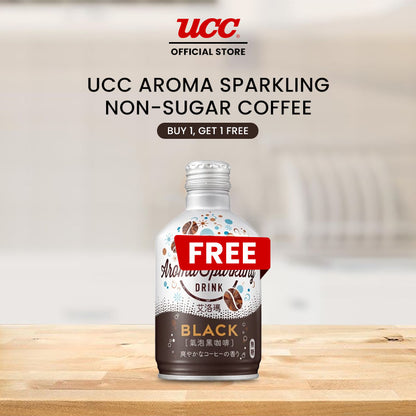 UCC Aroma Sparkling Non-Sugar Coffee 290ml Buy 1, Get 1 FREE