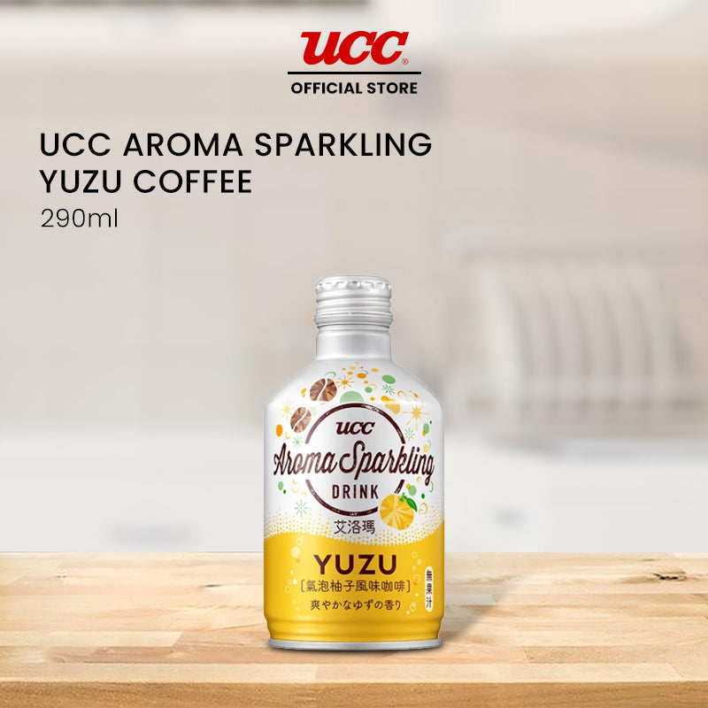 UCC Aroma Sparkling Yuzu Coffee 290ml