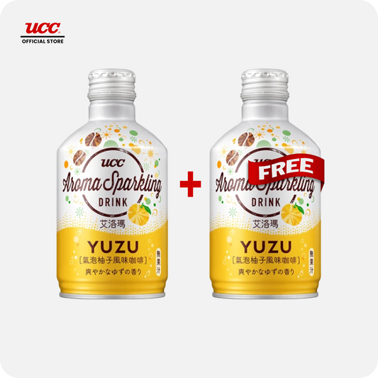 UCC Aroma Sparkling Yuzu Coffee 290ml Buy 1, Get 1 FREE