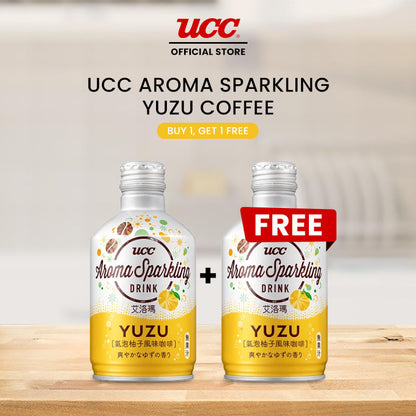 UCC Aroma Sparkling Yuzu Coffee 290ml Buy 1, Get 1 FREE