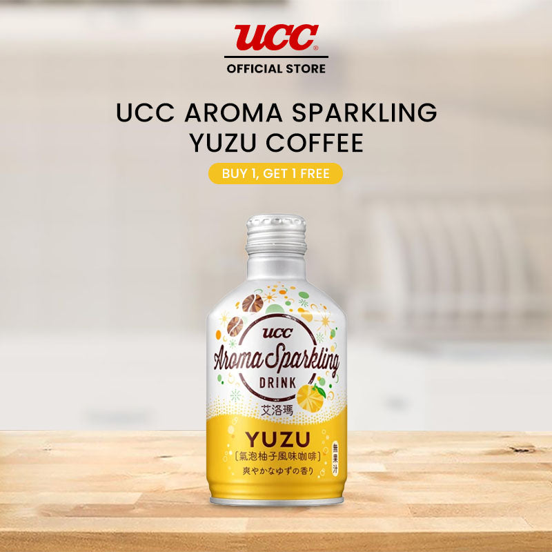 UCC Aroma Sparkling Yuzu Coffee 290ml Buy 1, Get 1 FREE