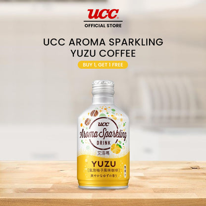 UCC Aroma Sparkling Yuzu Coffee 290ml Buy 1, Get 1 FREE
