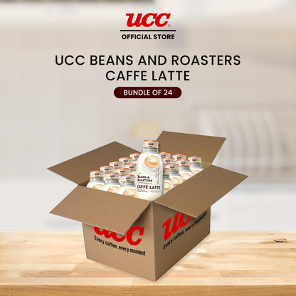 UCC Beans and Roasters Caffe Latte 375ml (Bundle of 24)