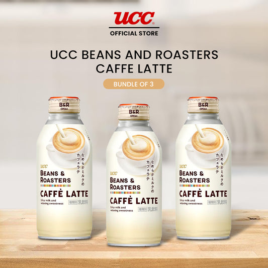 UCC Beans and Roasters Caffe Latte 375ml (Bundle of 3)