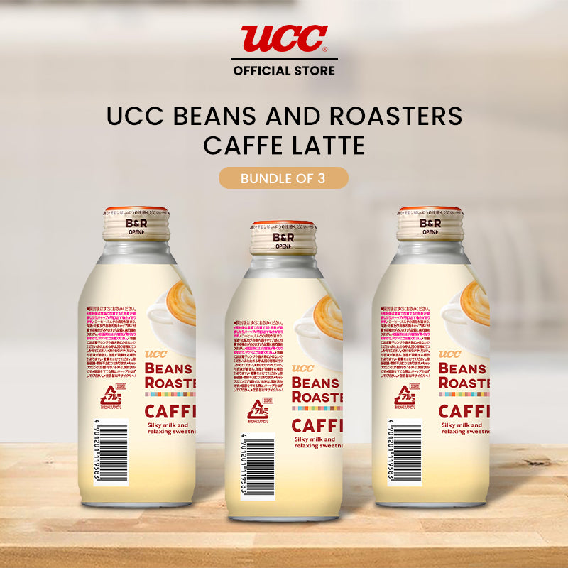 UCC Beans and Roasters Caffe Latte 375ml (Bundle of 3)