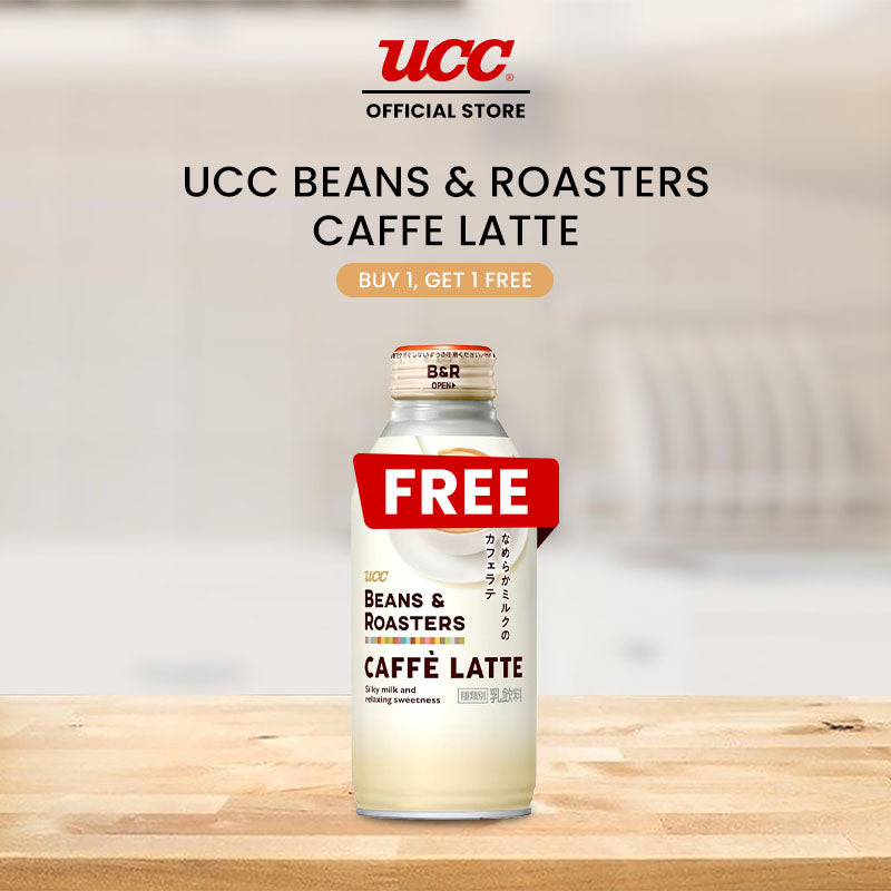 UCC Beans and Roasters Caffe Latte 375ml Buy 1, Get 1 FREE