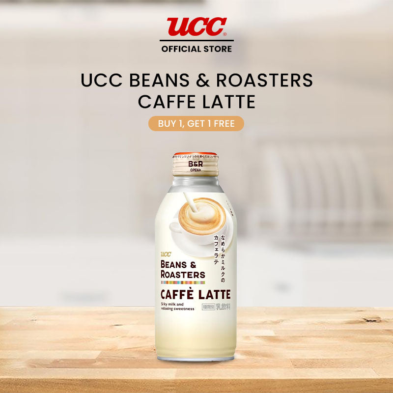 UCC Beans and Roasters Caffe Latte 375ml Buy 1, Get 1 FREE
