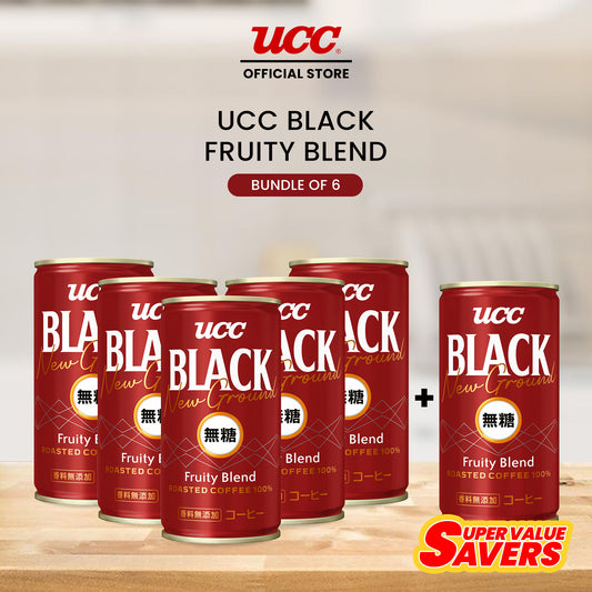 UCC Black SOT Fruity Blend 185g Buy 5 Get 1 FREE (Bundle of 6)