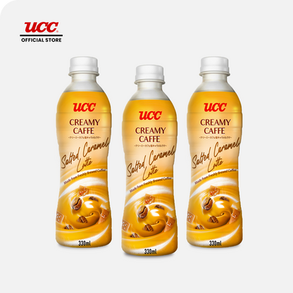 UCC Creamy Caffe Latte Salted Caramel 330ml (Bundle of 3)