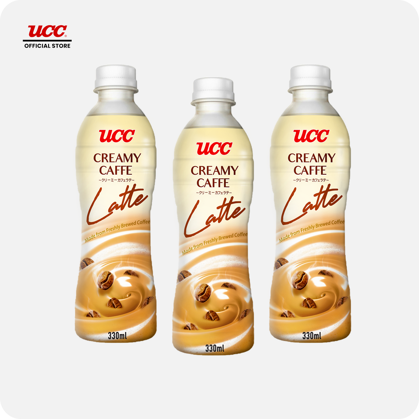 UCC Creamy Caffe Latte (330ml x 3)