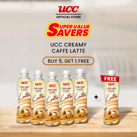 UCC Creamy Caffe Latte Buy 5 Get 1 Free (Bundle of 6)