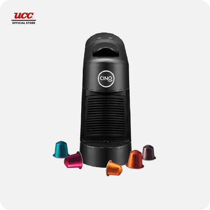 UCC Gourmet Coffee Capsule Complete Collection Compatible with Nespresso (Bundle of 5) with Cino Pinta Machine
