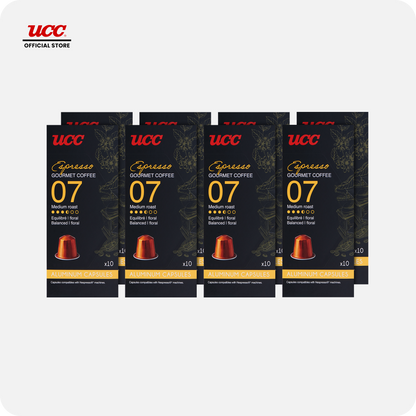 UCC Gourmet Coffee Capsule Espresso No. 07  - Buy 6, Get 2 FREE (Bundle of 8)
