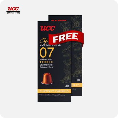 UCC Gourmet Coffee Capsule Espresso No. 07  - Buy 6, Get 2 FREE (Bundle of 8)