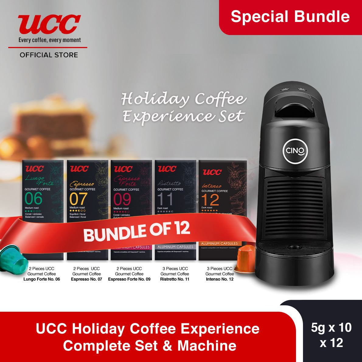 UCC Holiday Coffee Experience Complete Set & Machine – UCC Coffee PH