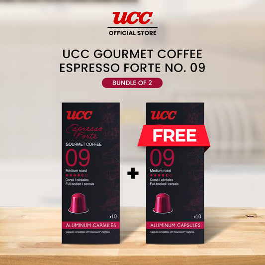 UCC Gourmet Coffee Capsule Espresso Forte No. 09 Buy 1 Get 1 Free