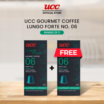 UCC Gourmet Coffee Capsule Lungo Forte No. 06 Buy 1 Get 1 Free
