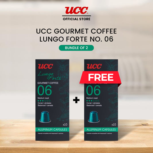 UCC Gourmet Coffee Capsule Lungo Forte No. 06 Buy 1 Get 1 Free