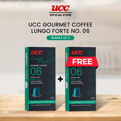 UCC Gourmet Coffee Capsule Lungo Forte No. 06 Buy 1 Get 1 Free