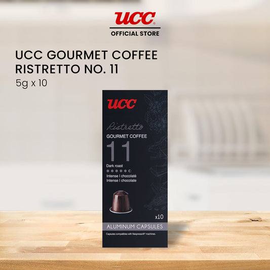 UCC Gourmet Coffee Capsule Ristretto No. 11 Compatible with Nespresso