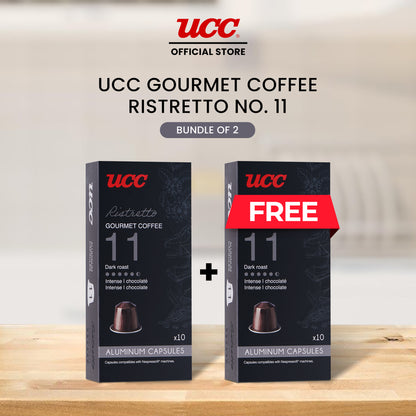 UCC Gourmet Coffee Capsule Ristretto No. 11 Buy 1 Get 1 Free