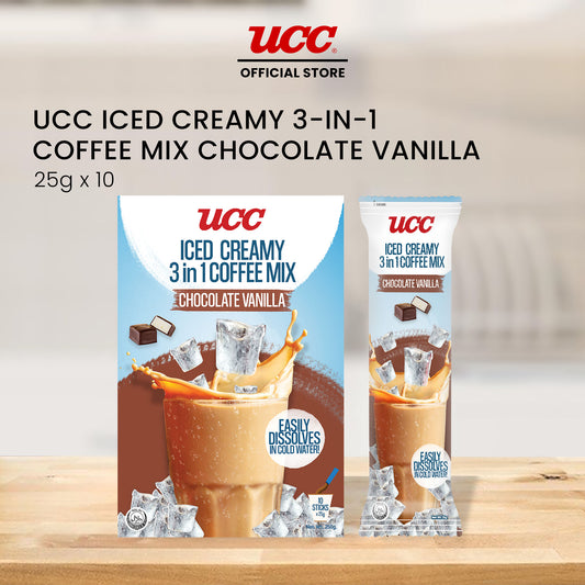 UCC Iced Creamy Chocolate Vanilla 3-in-1 Coffee Mix