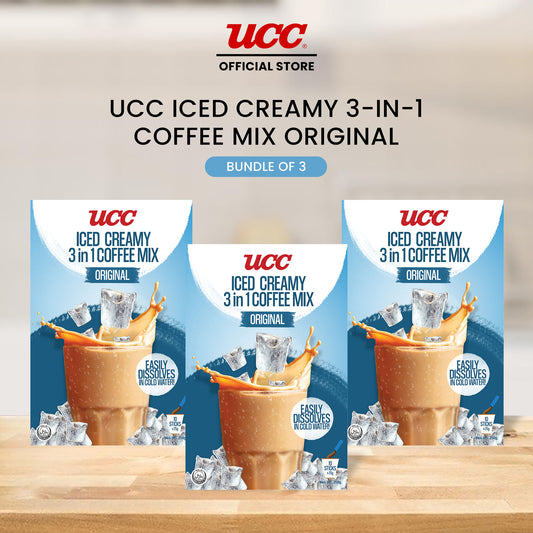 UCC Iced Creamy 3-in-1 Coffee Mix (Bundle of 3)