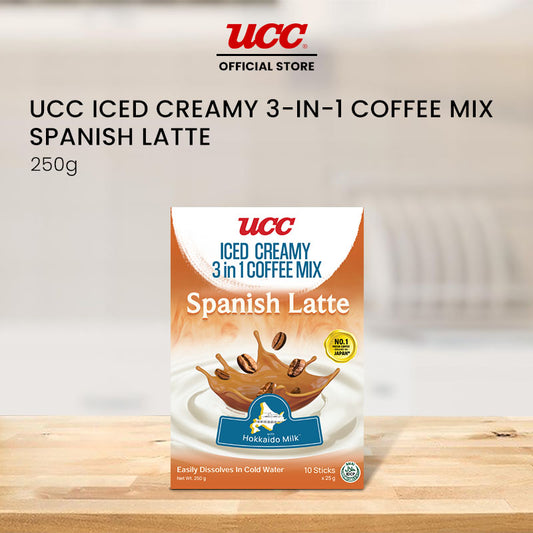 UCC Iced Creamy  3-in-1 Coffee Mix Spanish Latte