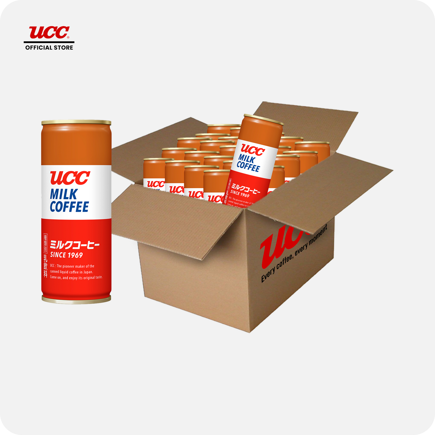 UCC Milk Coffee 250ml Bundle of 30
