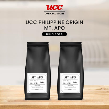 UCC Philippine Origin Mt. Apo 500g (Bundle of 2)