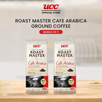 UCC Roast Master Café Arabica Ground Coffee 250g Buy 2, Get 1 Free