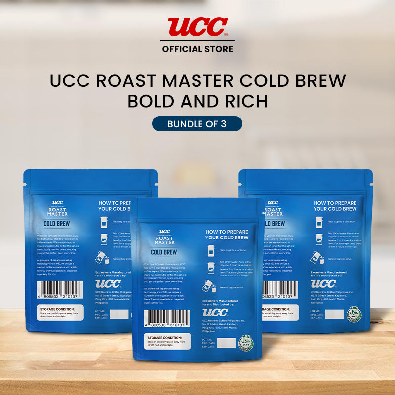 UCC Roast Master Cold Brew Bold and Rich 35g (Bundle of 3)