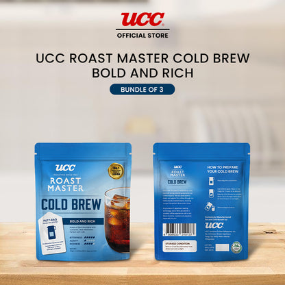 UCC Roast Master Cold Brew Bold and Rich 35g (Bundle of 3)