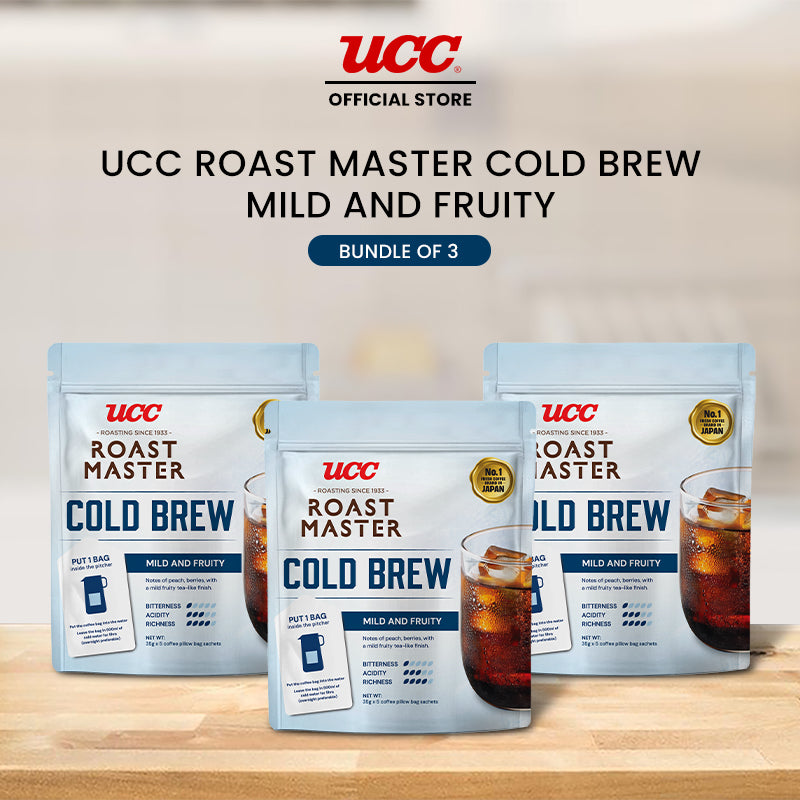 UCC Roast Master Cold Brew Mild and Fruity 35g (Bundle of 3)