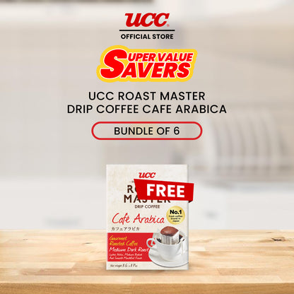 UCC Roast Master Drip Coffee Café Arabica 8g Buy 5, Get 1 FREE