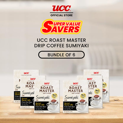 UCC Roast Master Drip Coffee Sumiyaki 8g Buy 5, Get 1 FREE