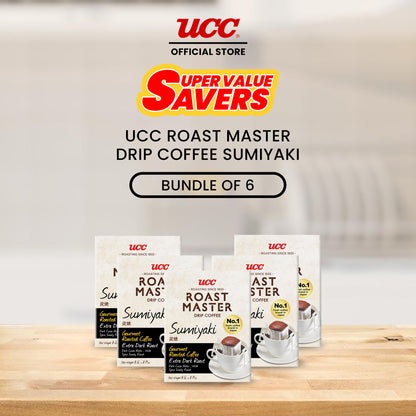 UCC Roast Master Drip Coffee Sumiyaki 8g Buy 5, Get 1 FREE