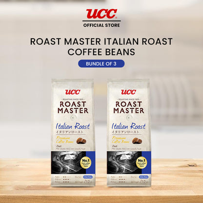 UCC Roast Master Italian Roast Coffee Beans 250g Buy 2, Get 1 Free
