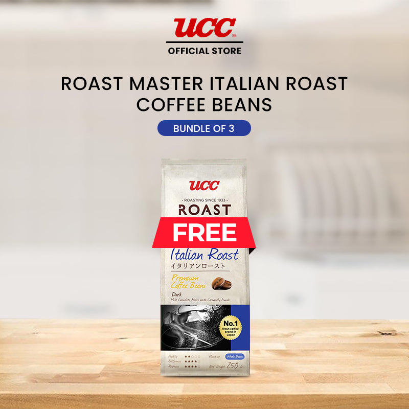 UCC Roast Master Italian Roast Coffee Beans 250g Buy 2, Get 1 Free
