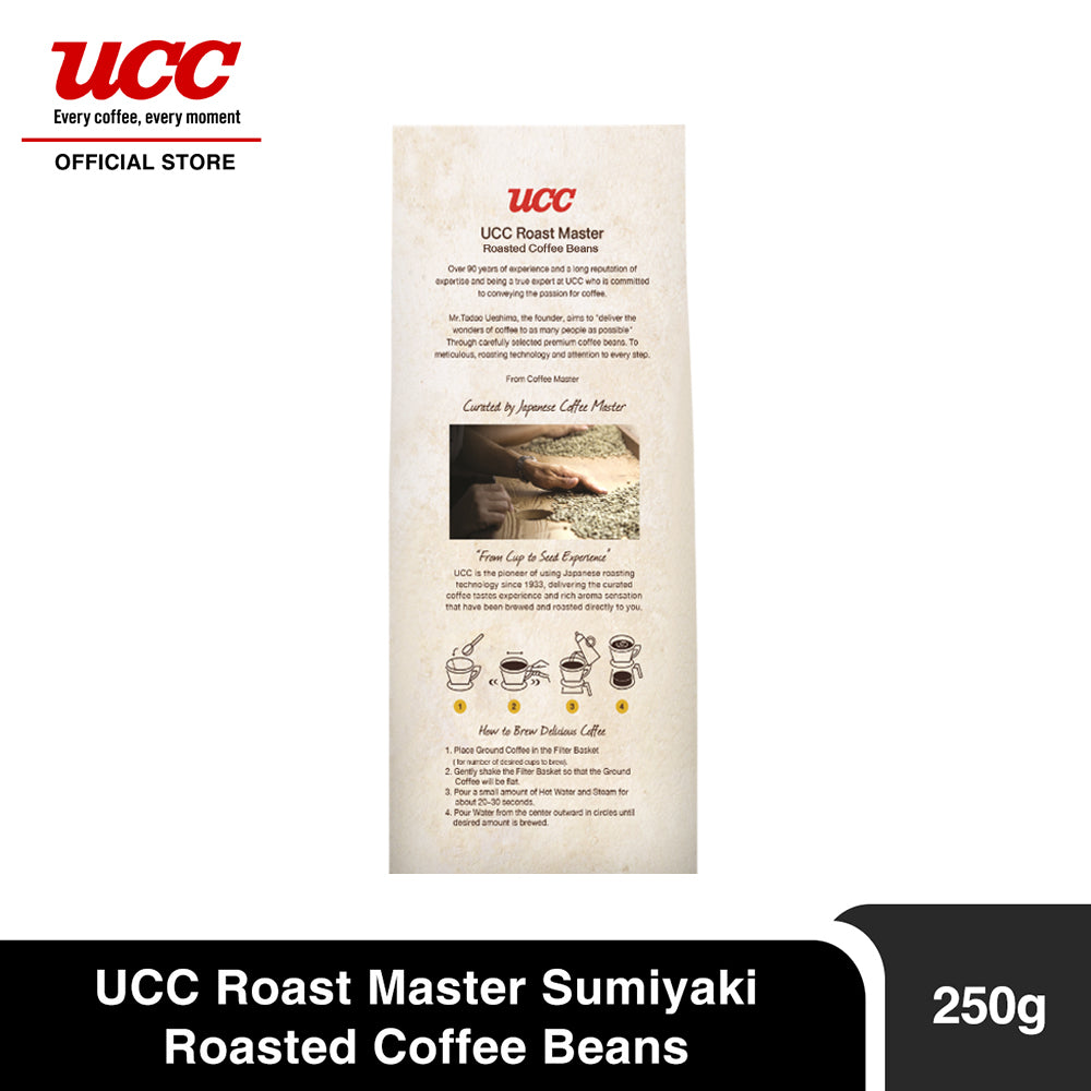 UCC Roast Master Sumiyaki Coffee Beans 250g